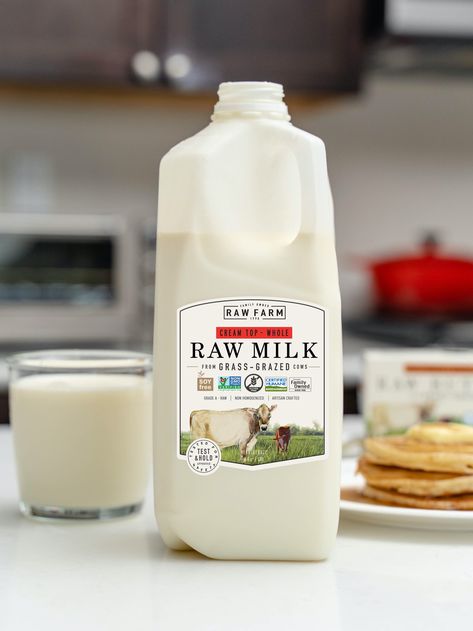 Milk Branding, Milk Facts, Organic Pancakes, Liquid Cheese, Kitchen Secrets, Farm Fresh Milk, Milk Brands, Custard Pudding, Overnight Oatmeal