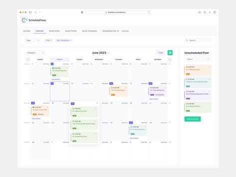 Calendar Schedule, Restaurant Web, Schedule Calendar, Editorial Calendar, App Interface, Task Management, Web App Design, Calendar Design, Ui Ux Design