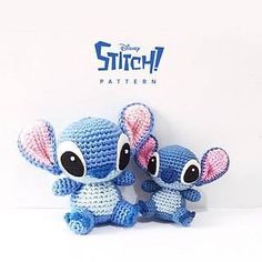 PATRONES AMIGURUMI: STICH | LILO Y STITCH AMIGURUMI 29640 Crocheted Stuffed Animals, Stitch Amigurumi, Confection Au Crochet, Crochet Disney, Pola Amigurumi, Stitch Marker, Crochet Animal Patterns, Crochet Diy, Disney Stitch