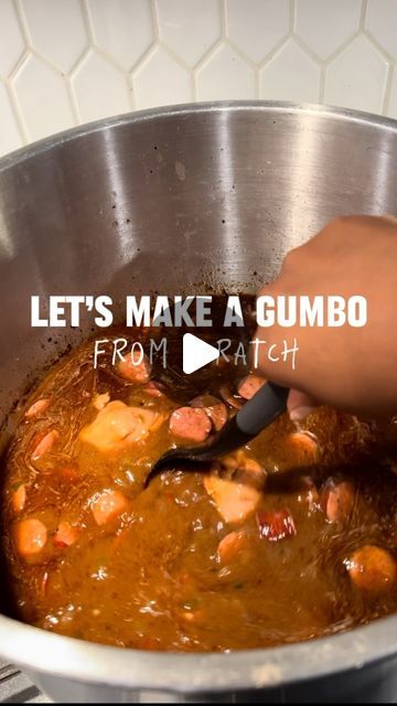 Carli D. LeBlanc | Houston Content Creator on Instagram: "POV: We slowly becoming the aunties that carry family dinners on our backs because WHO TOLD ME IT WAS TIME FOR ME TO LEARN HOW TO MAKE GUMBO FROM SCRATCH!!! I remember as a little girl watching my daddy take his time to make a gumbo and how the ENTIRE FAMILY TREE would pull up whenever he made it. And now look at me….A LEGACY! Sidebar: that was the only “after” clip I had! Life be moving crazy when you feeding the masses!" Gumbo Recipe Video, Crab Gumbo Recipe, How To Make Gumbo, Chicken Gumbo, Gumbo Recipe, Girls Watches, Family Dinners, Gumbo, Pull Up