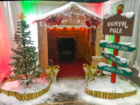 Santa’s Grotto Themed Event 2018 | Gallery | Theme Ideas | Event Prop Hire School Christmas Fair Decorations, School Christmas Grotto Ideas, Xmas Grotto Ideas, Santa's Grotto Ideas Diy, How To Make A Santa Grotto, Diy Grotto Christmas, Santa’s Grotto Diy, School Grotto Ideas, Diy Santas Grotto Ideas