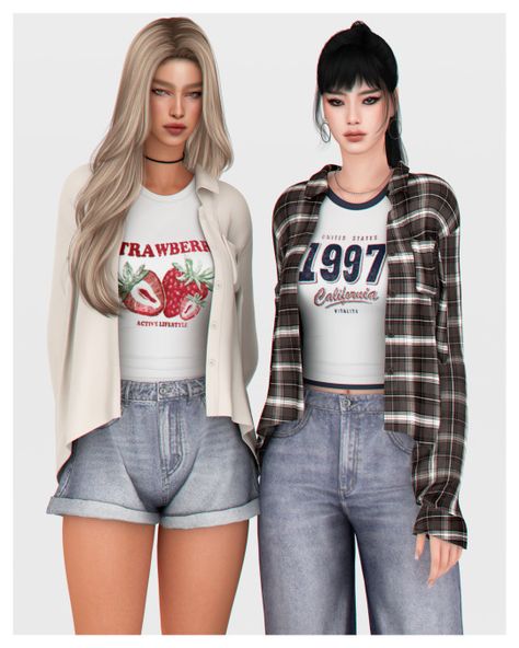 👚 Oversized Shirt 👚 – @backtrack-cc on Tumblr Sims 4 Game Mods, Sims 4 Cc Skin, Sims 4 Gameplay, Sims 4 Teen, Sims 4 Toddler, Oversized Outfit, Best Sims, Sims 4 Cas, Sims 4 Game