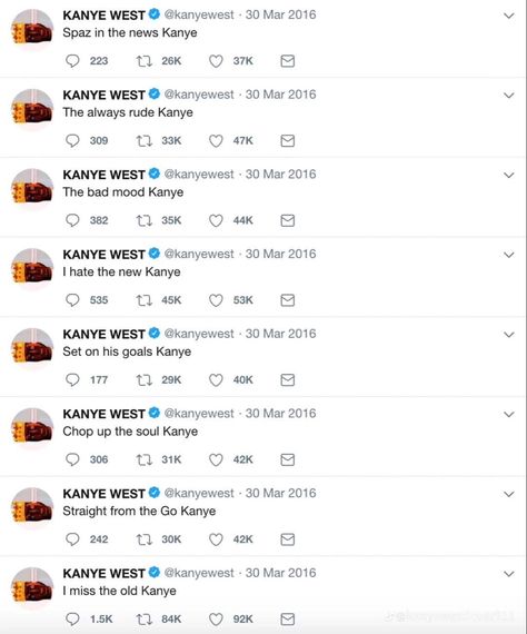 Kanye West Bio Ideas, Kanye Twitter Quotes, Iconic Kanye Tweets, Kanye West Crazy, Ye Quotes, Kanye West Tweets, Kanye Quotes, Kanye Tweets, Kanye West Quotes