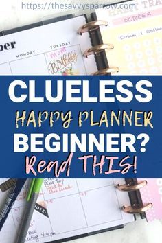 Happy Planner Ideas Beginner, Happy Planner Setup Ideas, The Happy Planner Ideas For Beginners, Happy Planner Hacks, Micro Planner, Planner Setup Ideas, Planner Organization Ideas, Happy Planner Ideas, Planner Hacks