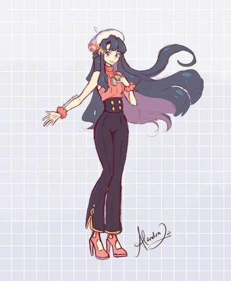 Pokemon Oc Outfit Ideas, Pokémon Outfits, Pokemon References, Pokemon Ocs, Pokemon Outfits, Pokemon Trainer Outfits, Female Pokemon Trainers, Dawn Pokemon, Pokemon Dawn