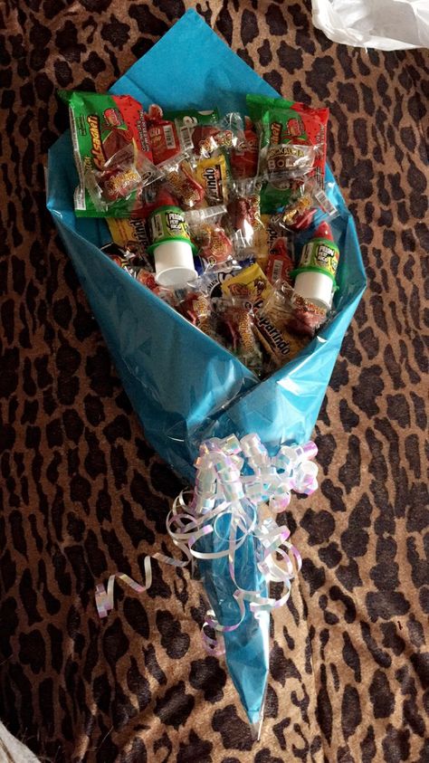 Gifts For Mexican Boyfriend, Mexican Candy Bouquet, Gifts For Boyfriend Candy, Candy Bouquet Birthday, Valentines Gift For Boyfriend Baskets, Bouquet Birthday Gift, Diy Christmas Gifts For Boyfriend, Birthday Gift For Boyfriend, Bouquet Birthday