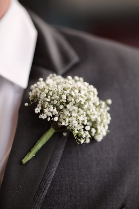 Mrs To Be, White Boutonniere, Wedding Decoration Ideas, Groomsmen Boutonniere, Bridal Hat, Wedding Aisle Decorations, Baby S Breath, Wedding Vision, Planning Wedding