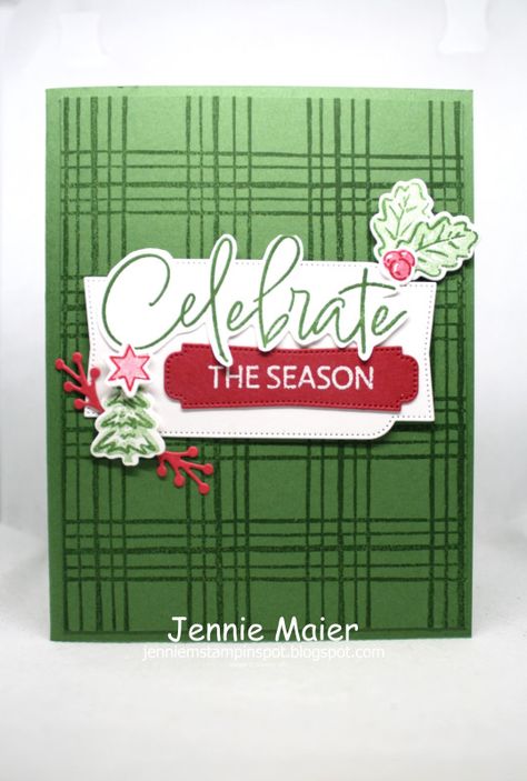 SUO-CC1007 Celebrate the Season Create Christmas Cards, Stampin Up Project, Stampin Up Christmas, Some Cards, Holiday Catalog, Pretty Cards, Christmas In July, Stamping Up, Cool Cards