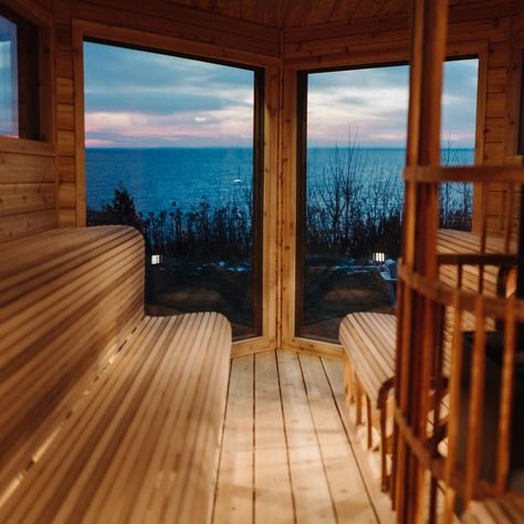 Nordic Sauna, Cedar Hot Tub, Sauna Design, Midwest Travel, Sauna Room, Outdoor Sauna, Outdoor Spa, Malmo, Spa Experience