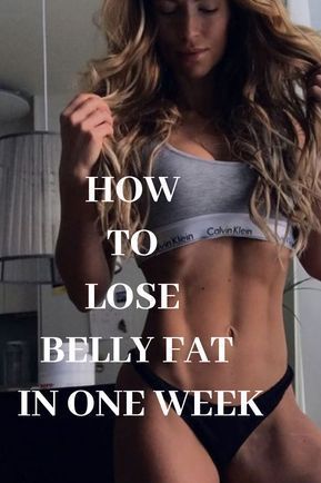 How to lose belly fat in a week. Belly Fat In One Week, Exercise To Lose Belly, Stomach Fat Loss, Body Toning, Simple Exercise, Remove Belly Fat, Lose 5 Pounds, Fat Workout, Lose Belly Fat Workout