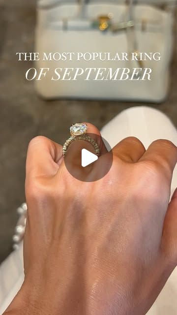 EAST WEST GEM CO. // on Instagram: "The most popular ring of September according to our analytics is this round brilliant Alessandra Ring ✨

Truth be told, we make these all the time with this 3.5 carat center, but there two small details that must have caught everyone’s eye:

1. It’s cast in yellow gold (we commonly do white gold or platinum)
2. This client added double claw prongs 
-—————————
#EASTWESTALESSANDRA
- 3.5 carat center (1 ratio) 
- 9.5mm round brilliant, modern white moissanite set in a 14k yellow gold setting 
- 3mm round brilliant eternity band with a sizing bar, double claw prongs, pavé underside and an invisible halo
- $3,650 (as shown)
💵 Or as low as $127.18 a month with Bread Pay*
🤚🏻 Shown on a size 4.5 finger" East West Gem Co, 5 Fingers, Halo 3, Popular Rings, Claw Prong, Yellow Gold Setting, Truth Be Told, A Perfect Day, Small Details