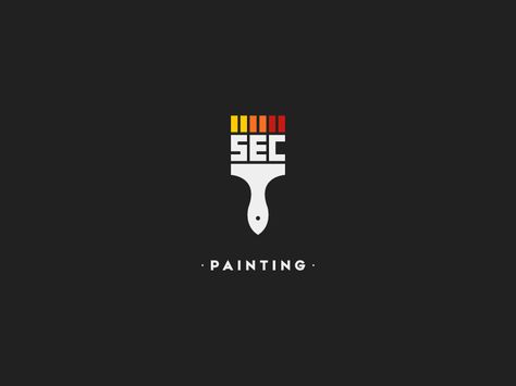 Logo Evolution, Painting Logo, Top Paintings, Graphic Design Brochure, Logo Real, Design Theory, Identity Design Logo, Construction Logo, Paint Companies