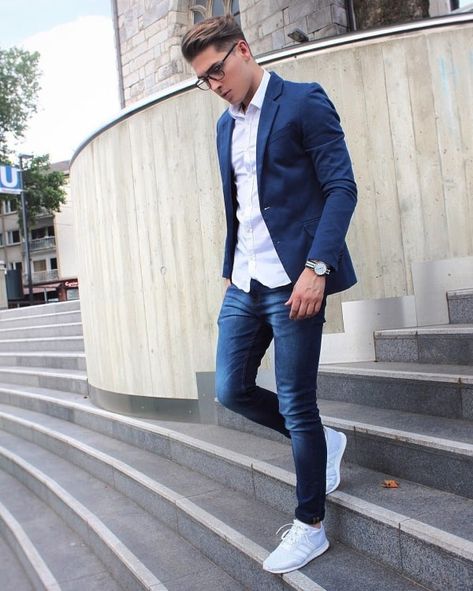 Mens Dress Outfits Business Casual Sport Coats, Men Work Outfits, Stylish Business Outfits, Wardrobe Men, Mens Fashion 2018, Blazer Outfits Men, Best Casual Outfits, Mens Business, Jacket Ideas