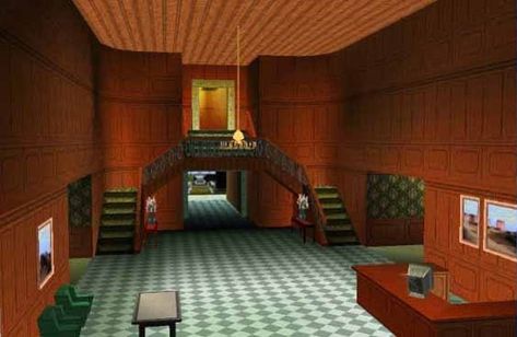 Dreams Core Aesthetic, Small Guest Rooms, Sims Games, The Sims 2, Small Hotel, Old Video, Hotel Interior, Game Inspiration, Old Games