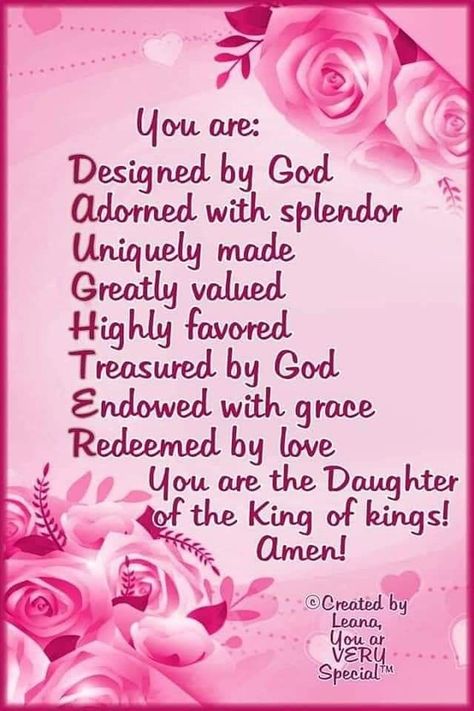 Womens Day Craft, Gods Princess, Love Of God, Womens Ministry, Daughters Of The King, Daughter Quotes, Women Of Faith, Bible Verses Quotes Inspirational, Christian Quotes Inspirational