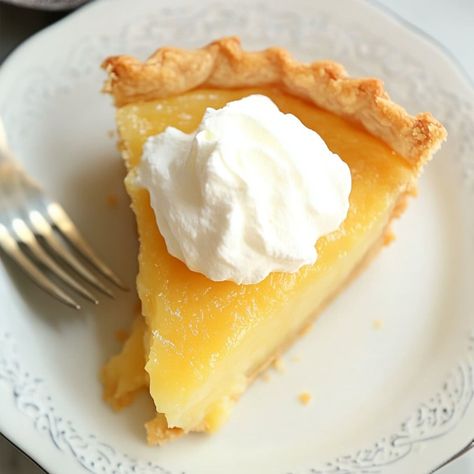 Old Fashioned Vinegar Pie - Insanely Good Vinegar Pie, Custard Filling, Unique Desserts, Lemon Pie, Dinner Recipes Crockpot, Dried Beans, How Sweet Eats, Copycat Recipes, Pie Crust