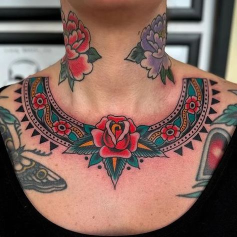 @traditional.ink • Instagram photos and videos Traditional Back Of Neck Tattoo, Traditional Throat Tattoo, Traditional Neck Tattoo, Throat Tattoo, Back Of Neck Tattoo, Traditional Ink, Neck Tattoo, Japanese Tattoo, Tattoo Inspo