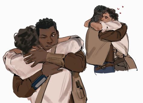 Finn X Poe Fan Art, Finn Star Wars, Finn Poe, John Boyega, Poe Dameron, Hot Dads, Space Battles, Star Wars Drawings, Star Wars Fan Art