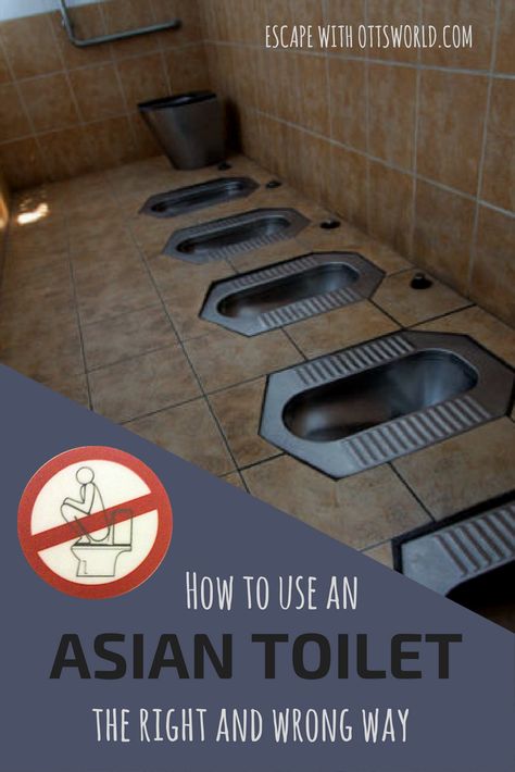 How to use an Asian toilet a.k.a the squatty potty. No more wondering...I've got you covered if you follow these simple rules! via @Ottsworld Asian Toilet, Squatty Potty, Japanese Toilet, Restroom Design, To Pee, Globe Travel, Travel Globe, Toilet Design, Travel Asia