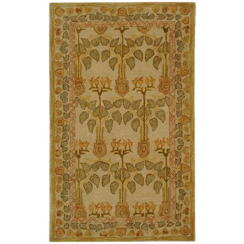 Found it at Wayfair - Anatolia Cream Area Rug Craftsman Rugs, Medieval Aesthetic, Wallpaper Ceiling, Vintage Throws, Craftsman Style Home, Rental Decorating, Arts Crafts Style, Cream Area Rug, Ivory Area Rug