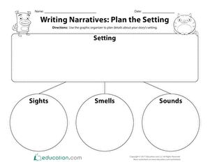 Setting Of A Story, Writing Narratives, Dark House, Narrative Writing, Graphic Organizer, Graphic Organizers, Third Grade, School Year, Have Fun