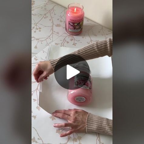 How To Wrap A Rolled Up Blanket, How To Wrap A Round Candle, Wrapping Candles For Christmas Gifts, How To Wrap A Candle For Christmas Gift, How To Wrap Something Round, How To Wrap A Candle Gift, How To Wrap Candles, How To Wrap A Blanket, Wrapping A Candle