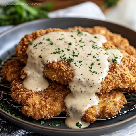 Classic Southern Chicken Fried Steak - My Home Made Recipe Best Chicken Fried Steak Recipe, Southern Chicken Fried Steak, Beef Cubed Steak, Country Fried Chicken, Chicken Fried Steak Recipe, Fried Steak Recipes, Southern Chicken, Country Fried Steak, Country Fried