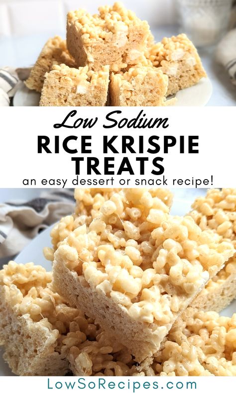 No Salt Desserts, Low Sodium Recipes Desserts, Low Sodium Lunches, Low Sodium Sweets, Low Sodium Diet Recipes, Low Sodium Snack Ideas, Low Sodium Recipes Dinner, Low Sodium Cookie Recipes, Low Sodium Rice Recipes