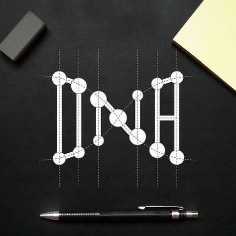 LogoDesign on Instagram: “Awesome design concept for DNA.⠀ .⠀ ⠀ You can check the letters (D, N and A) are designed in such a way that it forms the shape of DNA.⠀ ⠀…” Dna Logo, Social Media Advertising Design, Letter D, Logo Food, Advertising Design, Logo Design Inspiration, Concept Design, Manchester, Arrow Necklace