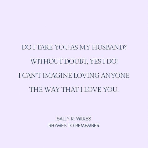 Writer & Poet Sally R. Wilkes’s Instagram profile post: “Let’s talk wedding vows. Are you planning to go with the traditionally written vows or to write your own? When we were getting married we…” Yes I Did, Let's Get Married, Poem Quotes, Wedding Vows, Got Married, Getting Married, I Love You, Instagram Profile, Cards Against Humanity