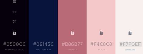 Black White Blue Pink Color Scheme, Dark Blue Pink Color Palette, Pink Blue Pallette, Blue Black Pink Color Palette, Dark Blue And Pink Color Palette, Dark Blue And Pink Bedroom, Pink And Black Color Palette, Photoshop Poster Tutorial, Dark Blue Wedding