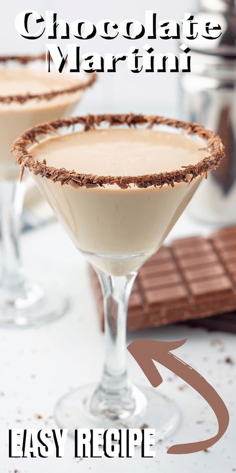 With decadent Godiva chocolate liqueur and your favorite vodka, this Godiva Chocolate Martini is a boozy dessert delight. Perfect for girls' night, holidays or any time you're craving a special treat! Godiva Chocolate Martini, Chocolate Martinis, Martini Recipes Easy, Chocolate Martini Recipe, Chocolate Martini, Godiva Chocolate, Boozy Desserts, Martini Recipe, Chocolate Liqueur