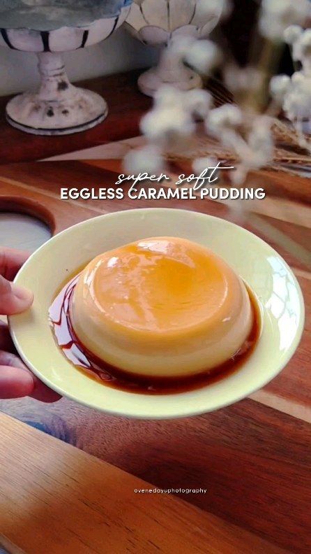 Eggless Pudding, Agar Agar Powder, Caramel Pudding, Agar Agar, Vanilla Essence, Evaporated Milk, Simple Recipe, Hot Water, Love It