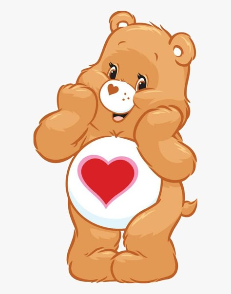 Tenderheart Bear | Care Bear Wiki | Fandom Care Bears Movie, Tenderheart Bear, Care Bear Tattoos, Care Bear Party, Care Bear Birthday, Baby Hug, Care Bears Cousins, Bear Drawing, Bear Pictures