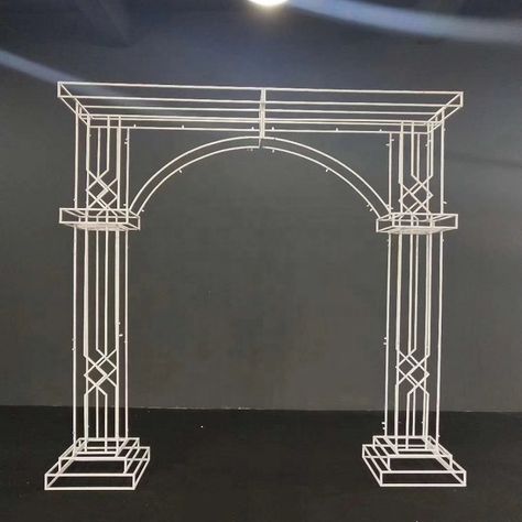 Celebration Activities, Decoration Stage, Simple Stage Decorations, Metal Wedding Arch, Hall Decoration, Wedding Entrance Decor, Wedding Stage Design, Background Wedding, Stage Background