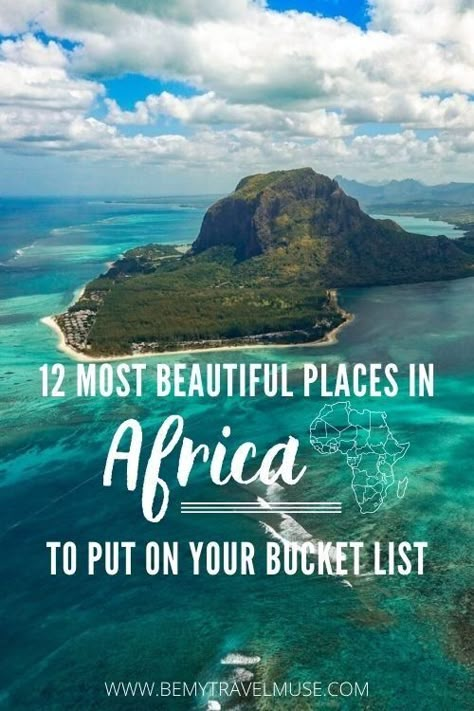 12 of the most beautiful places in Africa to put on your bucket list! You may not have heard of some of the destinations on the list before, so click to check them out and start planning an epic trip to Africa! #Africa #bucketListTravel Africa Travel Bucket List, African Places To Visit, Best Places To Travel In Africa, South African Vacation, Trip To South Africa, African Countries To Visit, African Travel Destinations, Africa Travel Destinations, Places To Travel In Africa