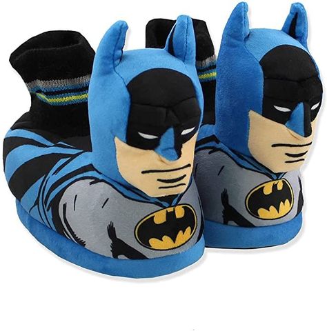 Batman Slippers, Boy Gift Ideas, Batman Socks, Head Sock, Batman Collectibles, Skate Photos, Batman Stuff, Batman Toys, Boys Slippers