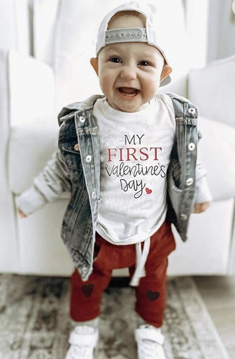 YOKJZJD Infant Toddler Baby Boy Valentines Day Outfits Letter Pullover Sweatshirt Long Sleeve T-Shirt Top Pants Clothes set. Baby Boy Valentines Day Outfit, Valentines Day Newborn, Baby Boy Valentines, Baby Valentines Day Outfit, Boys Valentines Outfit, Baby Valentines Outfit, Valentine Outfits, Boy Valentines, Valentines Day Outfits