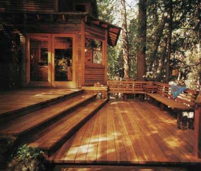 woodendecknow.blogspot.com Cabin Deck, Platform Deck, Redwood Decking, Raised Platform, Backyard Patio Deck, Wooden Deck, House Deck, Deck Plans, Decks Backyard