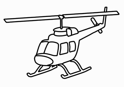 Helicopter Coloring Pages - Coloring Pages For Kids And Adults Helicopter Coloring Page, Page Drawing, Airplane Coloring Pages, Shark Coloring Pages, Truck Coloring Pages, Cars Coloring Pages, Tattoo Stencil Outline, Clipart Black And White, Handmade Book