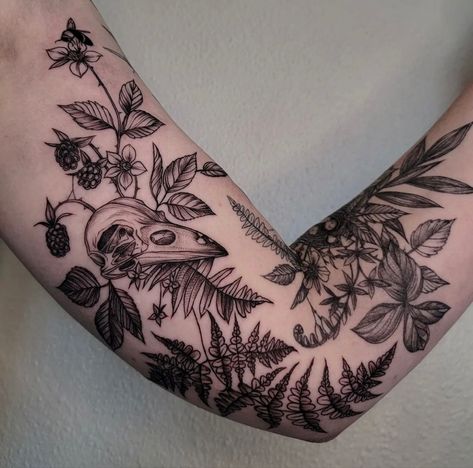 Elegant Dragon, Earthy Tattoos, Nature Tattoo Sleeve, On Tattoo, Bug Tattoo, Witch Tattoo, Dragon Tattoos, Spooky Tattoos, Tiny Tattoo