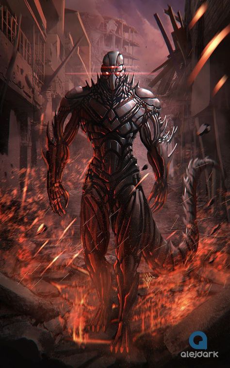 Quantum Energy, Devil Man, Arte Robot, Arte Cyberpunk, Monster Concept Art, Demon Art, Fantasy Monster, Robots Concept, Robot Art