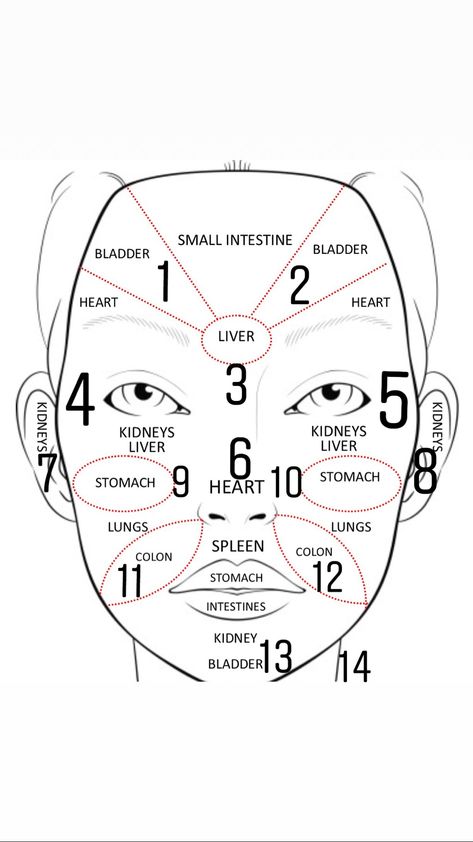 Chinese Face Map, Face Reflexology, Meridian Acupuncture, Acupuncture Points Chart, Pain Chart, Full Body Massage Techniques, Piercing Face, Body Massage Spa, Face Contouring Makeup