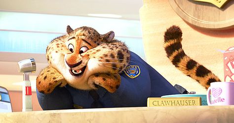 YOU ARE OFFICER BENJAMIN CLAWHAUSER! Oh. Em. Goodness! There couldn’t be a better face to see as soon as you walk into the Zootopia Police Department. You’re fun, friendly, sassy, and hands down everyone’s favorite cheetah! Officer Clawhauser, Clawhauser Zootopia, Tiger Zootopia, Zootopia Wallpaper Desktop, Zootopia Lion, Zootopia Cheetah, Zootopia Tiger, Zootopia Police, Big Cats Drawing