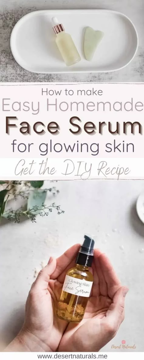 This DIY Face Serum Recipe is perfect for anyone looking for a Face Serum for Glowing Skin. Whether you're new to Face Serum DIY or searching for the best Face Serum Recipe, this easy Homemade Face Serum guide has you covered. Boost your skincare routine with this natural Serum for Glowing Skin, part of our DIY Natural Beauty Recipes collection. Click to learn how to make your own DIY Face Serum and achieve radiant, healthy skin!" Serum Guide, Diy Face Serum Recipe, Homemade Face Serum, Facial Serum Diy, Face Serum For Glowing Skin, Clay Mask Recipe, Face Serum Recipe, Diy Natural Beauty Products, Serum Recipe