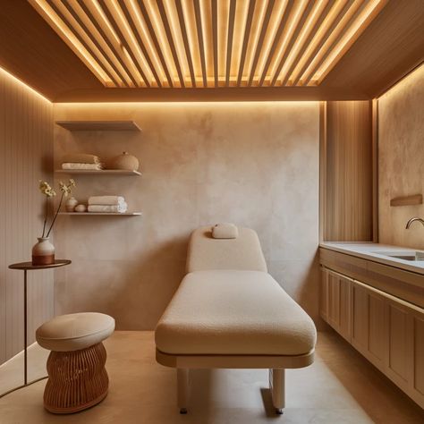 Massage Room Interior Design, Wellness Spa Interior Design, Skincare Room, Luxury Spa Design, Massage Room Design, Spa Massage Room, Massage Room Decor, Home Spa Room, Dreams Spa