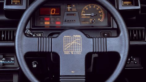 #retro #retrowave #aesthetic #vaporwave #cars #interior Cool Steering Wheels, Retrowave Aesthetic, 90s Tech, Cassette Futurism, Car Ui, Cars Interior, Digital Dashboard, Car Things, Nissan March