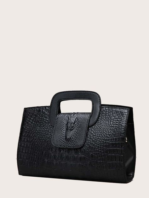 Nappy Backpack, Crocodile Handbags, Zipper Purse, Professional Bag, Trendy Handbags, Crocodile Print, Diaper Bag Backpack, Crocodile Leather, Givency Antigona Bag