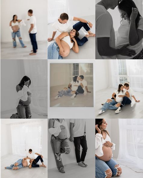 We love a simple studio maternity session over here Indoor Maternity Photos With Toddler, Studio Maternity Shoot With Toddler, Simple Studio Photoshoot, Maternity Session With Toddler, In Studio Maternity Session, Indoor Maternity Photos, Studio Maternity Shoot, Maternity Studio Photoshoot, Baby Bump Photos