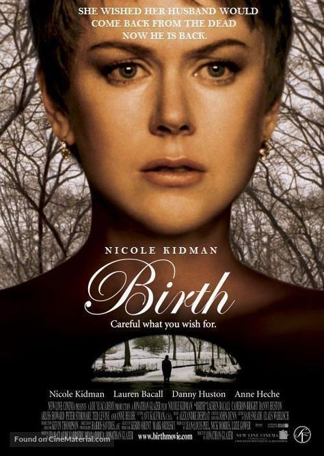 Birth Movie, Cameron Bright, Danny Huston, Jonathan Glazer, Dr Dolittle, Film Posters Art, New Line Cinema, Lauren Bacall, Cinema Posters